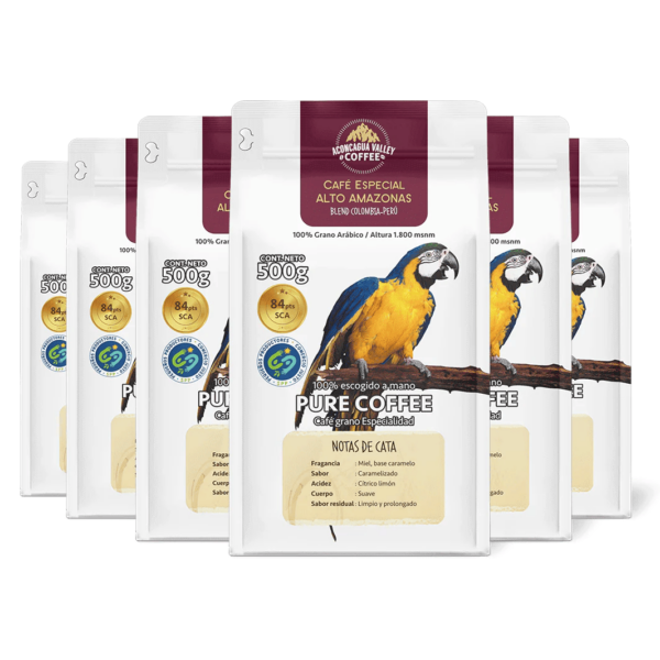 Alto Amazonas 500 gr. (grano y molido) SCA 84